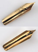 SHEAFFER OVERSIZED FLAT TOP JADE GREEN CELLULOID FOUNTAIN PEN