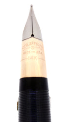 SCARCE CIRCA 1953 SHEAFFER SNORKEL DEMONSTRATOR STICKERED FOUNTAIN PEN 14K MINT OFFERED BY ANTIQUE DIGGER