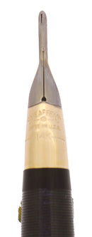 SCARCE CIRCA 1953 SHEAFFER SNORKEL DEMONSTRATOR STICKERED FOUNTAIN PEN 14K MINT OFFERED BY ANTIQUE DIGGER