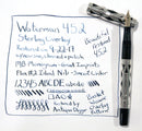 1920s WATERMAN 452 STERLING OVERLAY FOUNTAIN PEN FLEX NIB RESTORED OFFERED BY ANTIQUE DIGGER