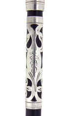 CIRCA 1923 WATERMAN 452 1/2 STERLING OVERLAY FOUNTAIN PEN XF to BBB FLEX NIB RESTORED OFFERED BY ANTIQUE DIGGER