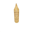 RESTORED 1920s WATERMAN 52 BLACK CHASED HARD RUBBER FOUNTAIN PEN WITH F to BBB+ FLEXIBLE NIB