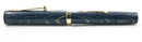 1920s WATERMAN 52V BLUE RIPPLE FOUNTAIN PEN WITH XF to BBB FLEXIBLE NIB IN RESTORED CONDITION OFFERED BY ANTIQUE DIGGER