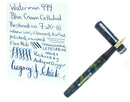 WATERMAN 94 BLUE & CREAM CELLULOID FOUNTAIN PEN F-BB+ FLEX