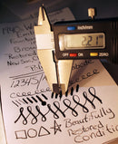 WATERMAN OVERSIZE EMBLEM 100 YEAR FOUNTAIN PEN WITH F to BBB 2.21MM ULTRA-FLEX NIB OFFERED BY ANTIQUE DIGGER