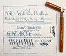 1920s WATERMAN 52 RED RIPPLE FOUNTAIN PEN WITH F to BBB FLEXIBLE NIB RESTORED OFFERED BY ANTIQUE DIGGER