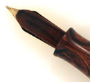 1920s WATERMAN 52 RED RIPPLE FOUNTAIN PEN WITH F to BBB FLEXIBLE NIB RESTORED OFFERED BY ANTIQUE DIGGER