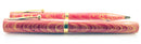 WATERMAN ROSE RIPPLE 94 FOUNTAIN PEN AND PENCIL SET - MINT CONDITION, NEVER INKED AND STICKERED
