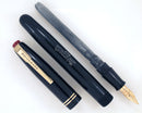 CIRCA 1948 WATERMAN 503 SHORTHAND FOUNTAIN PEN M - BBB FLEX NIB RED CAP RESTORED OFFERED BY ANTIQUE DIGGER
