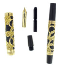 RARE C1910 WATERMAN CHASED FILIGREE 0514 GOLD FILLED FOUNTAIN PEN RESTORED OFFERED BY ANTIQUE DIGGER