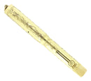 C1925 WATERMAN 18K GOLD FILLED PANSY PANEL 0552 1/2V FOUNTAIN PEN RESTORED OFFERED BY ANTIQUE DIGGER