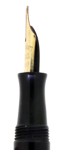 C1925 WATERMAN 18K GOLD FILLED 0552 1/2V BASKETWEAVE FOUNTAIN PEN RESTORED OFFERED BY ANTIQUE DIGGER