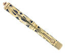 C1925 WATERMAN 18K GOLD FILLED 0552 1/2V BASKETWEAVE FOUNTAIN PEN RESTORED OFFERED BY ANTIQUE DIGGER