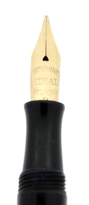 C1925 WATERMAN 18K GOLD FILLED 0552 1/2V BASKETWEAVE FOUNTAIN PEN RESTORED OFFERED BY ANTIQUE DIGGER