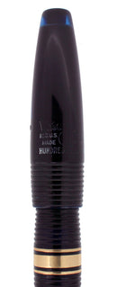 1940 TRANSPARENT BLUE WATERMAN 100 YEAR FOUNTAIN PEN F-BBB FLEX NIB RESTORED OFFERED BY ANTIQUE DIGGER