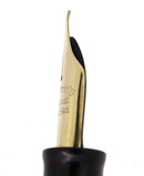 1941 WATERMAN JET BLACK 100 YEAR STANDARD SIZE FOUNTAIN PEN & PENCIL F-BBB NIB RESTORED OFFERED BY ANTIQUE DIGGER