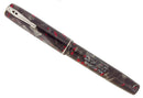 EARLY 1930S WATERMAN 3V GRAY & RED MARBLED FOUNTAIN PEN M-BBB FLEX NIB RESTORED OFFERED BY ANTIQUE DIGGER