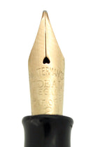 1939 WATERMAN 403 STERLING BASKETWEAVE FOUNTAIN PEN F - BBB FLEX NIB RESTORED OFFERED BY ANTIQUE DIGGER