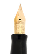 1944 WATERMAN 403 STERLING SHERATON OVERLAY FOUNTAIN PEN F-BBB FLEX NIB RESTORED OFFERED BY ANTIQUE DIGGER