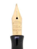 C1915 WATERMAN 412 PSF STERLING TREFOIL ART NOUVEAU FOUNTAIN PEN RESTORED OFFERED BY ANTIQUE DIGGER