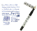 C1925 WATERMAN 452 STERLING OVERLAY FOUNTAIN PEN F-BBB 2.19MM FLEX NIB RESTORED OFFERED BY ANTIQUE DIGGER
