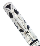 SCARCE C1923 WATERMAN 475 STERLING TREFOIL F-BBB NIB FOUNTAIN PEN RESTORED OFFERED BY ANTIQUE DIGGER