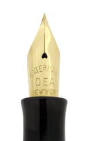 SCARCE C1923 WATERMAN 475 STERLING TREFOIL F-BBB NIB FOUNTAIN PEN RESTORED OFFERED BY ANTIQUE DIGGER