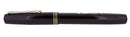 C1939 WATERMAN 513J BLACK CELLULOID 14K KEYHOLE M-BB NIB FOUNTAIN PEN RESTORED OFFERED BY ANTIQUE DIGGER