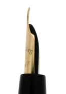 1917 WATERMAN 514 SMOOTH SOLID 14K GOLD OVERLAY STUB NIB FOUNTAIN PEN RESTORED OFFERED BY ANTIQUE DIGGER