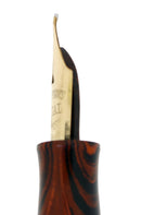 1920S WATERMAN 52 RED RIPPLE FOUNTAIN PEN XF TO BBB+ FLEXIBLE NIB RESTORED OFFERED BY ANTIQUE DIGGER