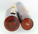 1920S WATERMAN 52 RED RIPPLE FOUNTAIN PEN XF TO BBB+ FLEXIBLE NIB RESTORED OFFERED BY ANTIQUE DIGGER