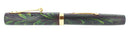 1920S WATERMAN 52V BLUE-GREEN RIPPLE F-BBB 2.16MM FLEX NIB FOUNTAIN PEN RESTORED OFFERED BY ANTIQUE DIGGER