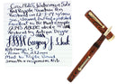 1920S WATERMAN 52V RIPPLE RIPPLE M-BBB 2.12MM FLEX NIB FOUNTAIN PEN RESTORED OFFERED BY ANTIQUE DIGGER