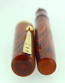 1920S WATERMAN 52V RIPPLE RIPPLE M-BBB 2.12MM FLEX NIB FOUNTAIN PEN RESTORED OFFERED BY ANTIQUE DIGGER