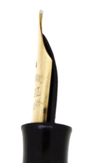 C1923 WATERMAN 552 1/2 SMOOTH SOLID 14K GOLD OVERLAY FOUNTAIN PEN RESTORED OFFERED BY ANTIQUE DIGGER