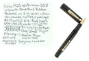 CIRCA 1923 WATERMAN UNCOMMON