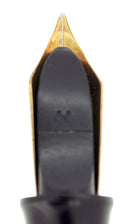 1920s WATERMAN 58 BLACK CHASED HARD RUBBER FOUNTAIN PEN MANIFOLD NIB RESTORED OFFERED BY ANTIQUE DIGGER