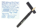 1920s WATERMAN 58 BLACK CHASED HARD RUBBER FOUNTAIN PEN MANIFOLD NIB RESTORED OFFERED BY ANTIQUE DIGGER