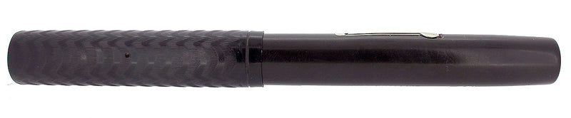 1920s WATERMAN 58 BLACK CHASED HARD RUBBER FOUNTAIN PEN MANIFOLD NIB RESTORED OFFERED BY ANTIQUE DIGGER