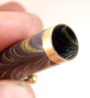 VINTAGE WATERMAN BLUE RIPPLE 94 CAP WITH 18K GOLD FILLED TRIM OFFERED BY ANTIQUE DIGGER