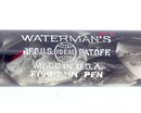 CIRCA 1930S WATERMAN 94 GRAY & RED MARBLED FOUNTAIN PEN F-BB FLEX NIB RESTORED OFFERED BY ANTIQUE DIGGER