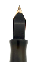 EARLY 1930S WATERMAN 94 GRAY & RED MARBLED FOUNTAIN PEN F-BB FLEX NIB RESTORED OFFERED BY ANTIQUE DIGGER