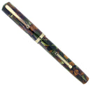 CIRCA 1930S WATERMAN 94 MOSS AGATE FOUNTAIN PEN F-BB FLEX 14K