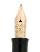 CIRCA 1930S WATERMAN 94 MOSS AGATE FOUNTAIN PEN F-BB FLEX 14K