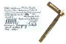 1920s WATERMAN 94 OLIVE RIPPLE M-BBB 2.24MM FLEX NIB FOUNTAIN PEN RESTORED OFFERED BY ANTIQUE DIGGER