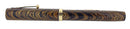 1920s WATERMAN 94 OLIVE RIPPLE M-BBB 2.24MM FLEX NIB FOUNTAIN PEN RESTORED OFFERED BY ANTIQUE DIGGER