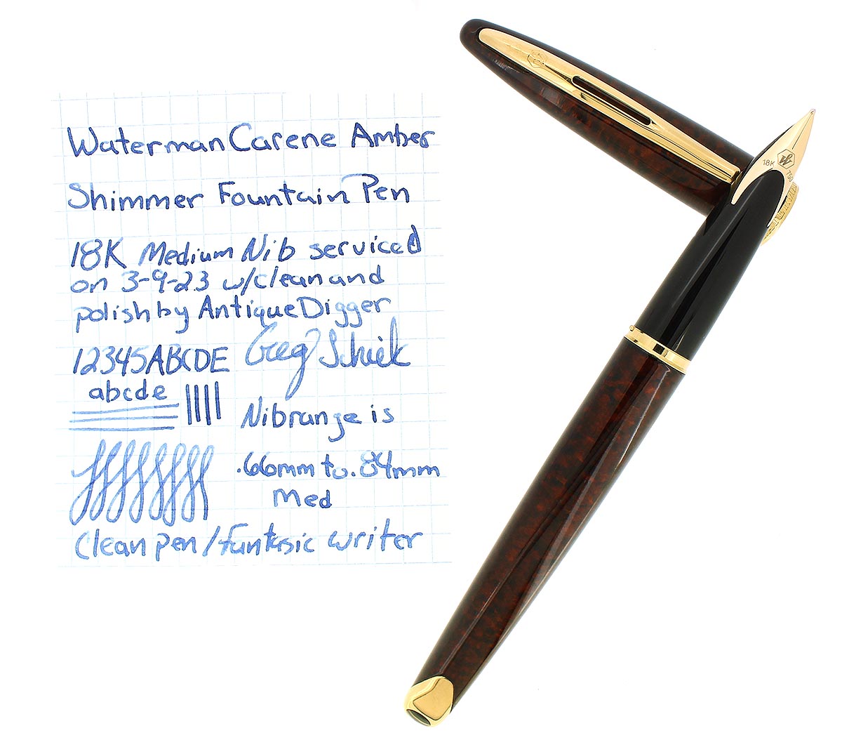 WatermanCareneAmberShimmerFoun