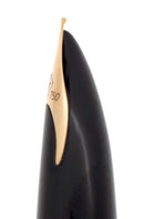 WATERMAN CARENE FOUNTAIN PEN JET BLACK WITH GOLD PLATED TRIM 18K MEDIUM NIB MINT IN BOX OFFERED BY ANTIQUE DIGGER