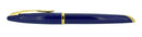 WATERMAN CARENE ABYSS BLUE FOUNTAIN PEN WITH GOLD PLATED TRIM 18K MEDIUM NIB MINT IN BOX OFFERED BY ANTIQUE DIGGER