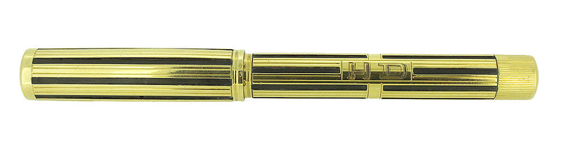 RARE CIRCA 1924 WATERMAN 552V LEC SOLID 18C GOLD NIGHT & DAY FOUNTAIN PEN RESTORED OFFERED BY ANTIQUE DIGGER